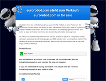 Tablet Screenshot of eurorobot.com